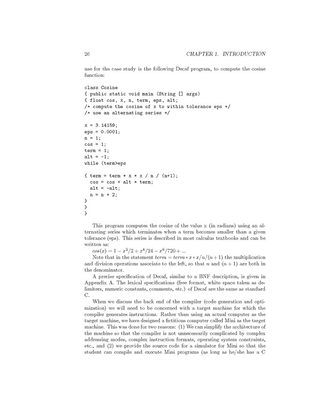 Compiler Design: Theory, Tools, and Examples - Page 26